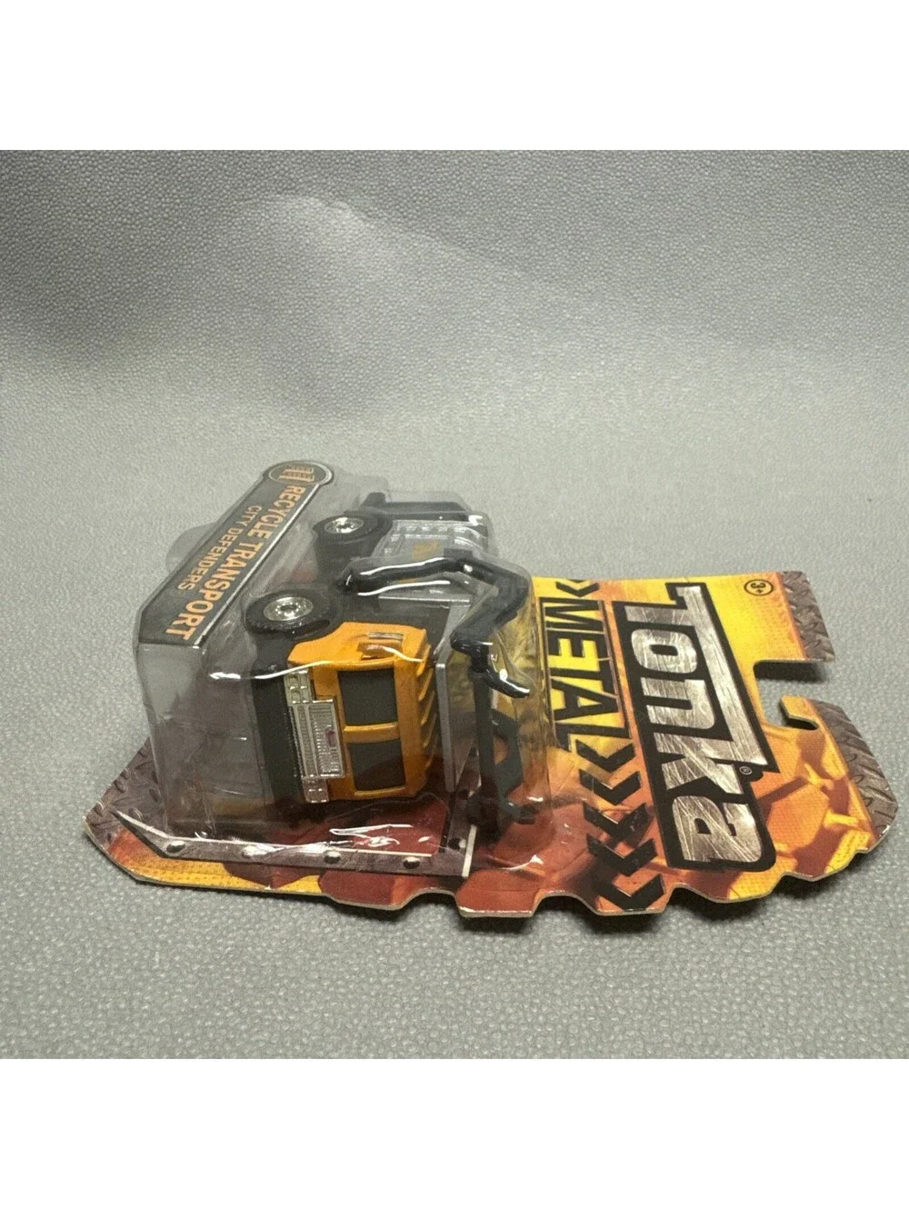 Tonka Metal Recycling Truck Transport City Defenders 1:64 Orange 2014 Diecast